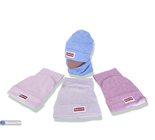 Шапка жіноча на зиму (5 шт. р.сетка 48-52) мікс  "DOMINGO"