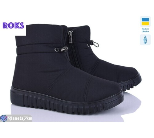 Дутики жіночі на зиму (6 пар р.38-42) чорний  "Roks"