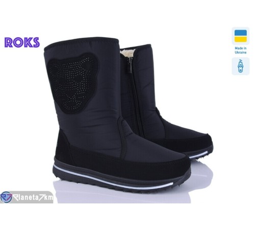 Дутики жіночі на зиму (6 пар р.38-42) чорний  "Roks"