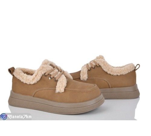 Туфлі жіночі на зиму (8 пар р.36-41) коричневий  "LOREDANA"