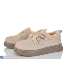 Туфлі жіночі на зиму (8 пар р.36-41) бежевий  "LOREDANA"