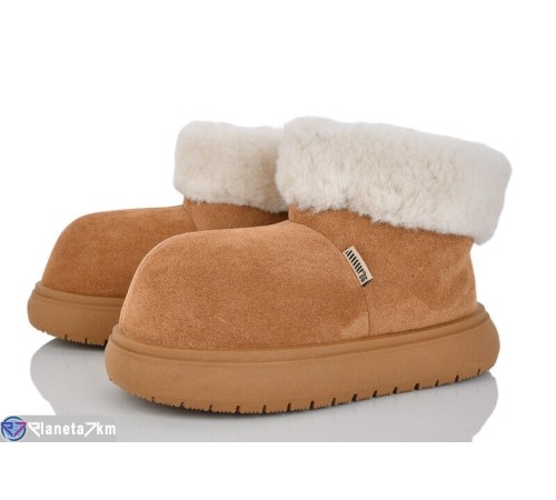 Уггі жіночі на зиму (8 пар р.36-40) camel  "LOREDANA"