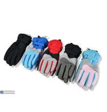 Рукавички дитячі на зиму (168 шт. р.сетка 15-17) мікс  "KaPira"