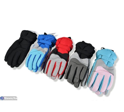 Рукавички дитячі на зиму (168 шт. р.сетка 15-17) мікс  "KaPira"
