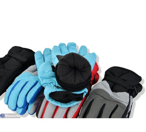 Рукавички дитячі на зиму (168 шт. р.сетка 15-17) мікс  "KaPira"