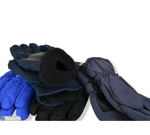 Рукавички дитячі на зиму (168 шт. р.сетка 16-18) мікс  "KaPira"