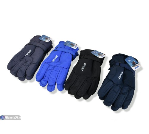 Рукавички дитячі на зиму (168 шт. р.сетка 13-15) мікс  "KaPira"