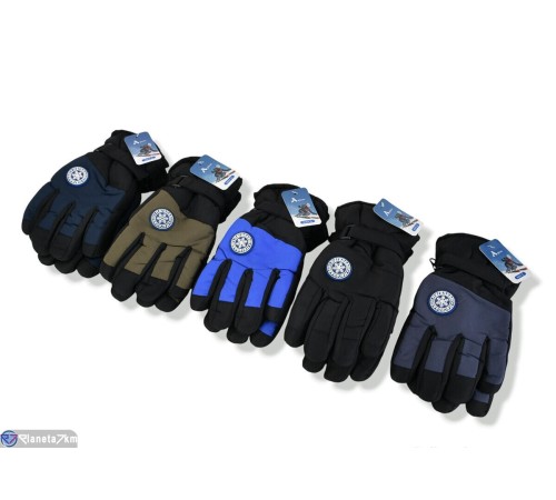 Рукавички дитячі на зиму (168 шт. р.сетка 12-14) мікс  "KaPira"