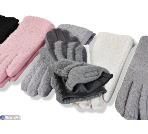 Рукавички жіночі на зиму (600 шт. р.сетка 6,5-8,5) мікс  "KaPira"