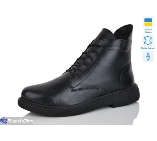 Черевики жіночі на зиму (6 пар р.40-43) чорний  &quot;LIKA&quot;