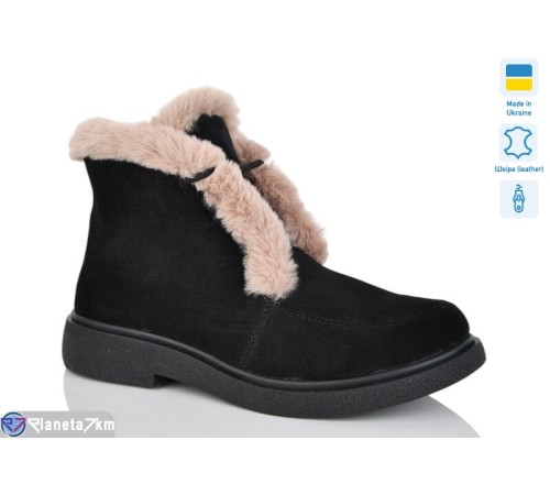 Черевики жіночі на зиму (6 пар р.40-43) чорний  &quot;LIKA&quot;