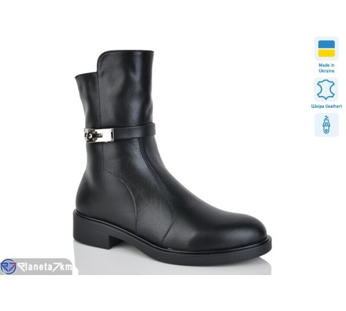 Черевики жіночі на зиму (6 пар р.37-41) чорний  "LIKA"