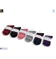 Жіночі шкарпетки на зиму (12 шт. р.сетка 37-41) мікс  "Lilin"