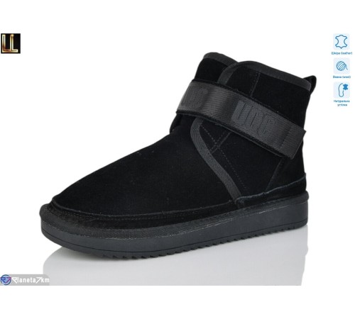 Уггі жіночі на зиму (8 пар р.36-41) чорний  "Lilin"