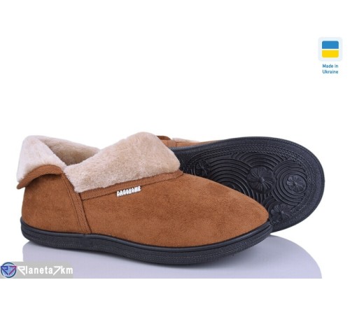 Тапки жіночі на зиму (8 пар р.37-41) коричневий  "LEO"