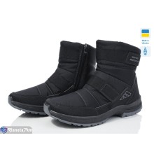 Дутики чоловічі на зиму (8 пар р.40-45) чорний  "OLLA"