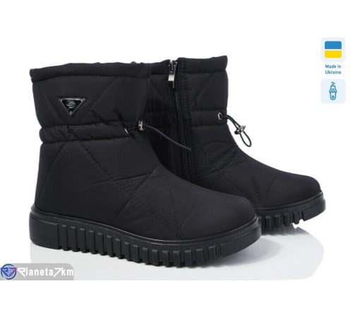 Дутики жіночі на зиму (6 пар р.37-42) чорний  "OLLA"