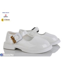 Дитячі туфлі на весну/осінь (6 пар р.27-32) білий  "BELIES-D"