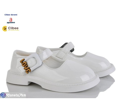 Дитячі туфлі на весну/осінь (6 пар р.27-32) білий  "BELIES-D"
