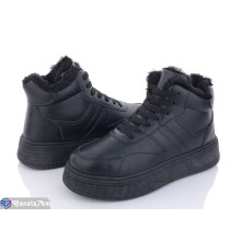 Черевики жіночі на зиму (8 пар р.36-41) чорний  "Normashoes"