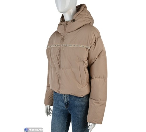 Куртка жіноча на зиму (4 шт. р.сетка 42-48) бежевий  "Kalabok"