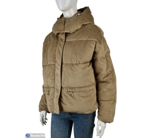 Куртка жіноча на зиму (4 шт. р.сетка 42-48) коричневий  "Kalabok"