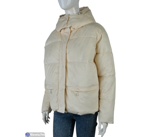 Куртка жіноча на зиму (4 шт. р.сетка 42-48) бежевий  "Kalabok"