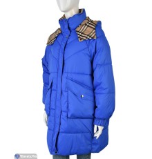 Куртка жіноча на зиму (3 шт. р.сетка L-3XL) синій  "Kalabok"