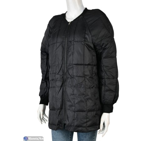 Куртка жіноча на зиму (5 шт. р.сетка L-3XL) чорний  "Kalabok"
