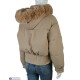 Куртка жіноча на зиму (4 шт. р.сетка M-2XL) бежевий  "Kalabok"