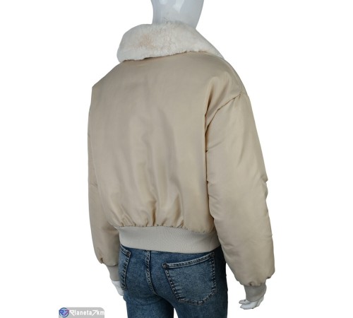 Куртка жіноча на зиму (4 шт. р.сетка 42-48) бежевий  "Kalabok"