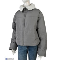 Куртка жіноча на зиму (3 шт. р.сетка M-XL) сірий  "Kalabok"