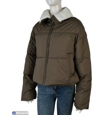 Куртка жіноча на зиму (3 шт. р.сетка M-XL) коричневий  "Kalabok"
