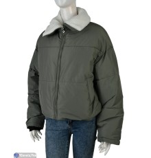 Куртка жіноча на зиму (3 шт. р.сетка M-XL) хакі  "Kalabok"