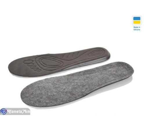 Устілки чоловічі на зиму (10 пар р.41-46) сірий  "MURMUR"
