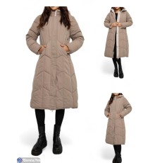 Куртка жіноча на зиму (4 шт. р.сетка L-3XL) бежевий  "Masari"