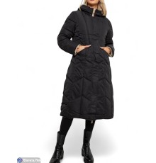 Куртка жіноча на зиму (4 шт. р.сетка L-3XL) чорний  "Masari"