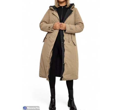 Куртка жіноча на зиму (4 шт. р.сетка L-3XL) чорний  "Masari"