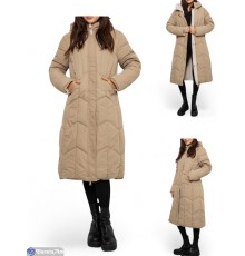 Куртка жіноча на зиму (4 шт. р.сетка L-3XL) бежевий  "Masari"