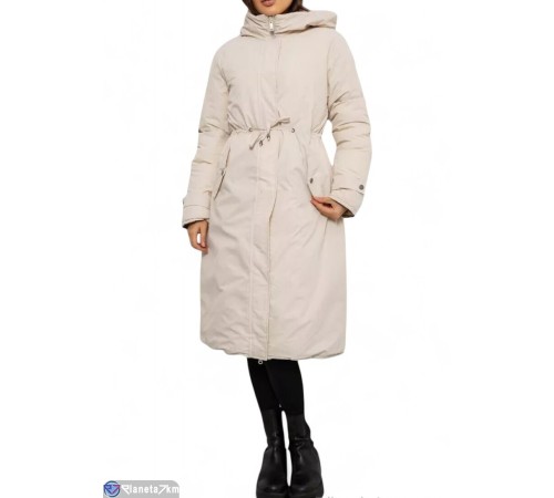 Куртка жіноча на зиму (4 шт. р.сетка L-3XL) бежевий  "Masari"
