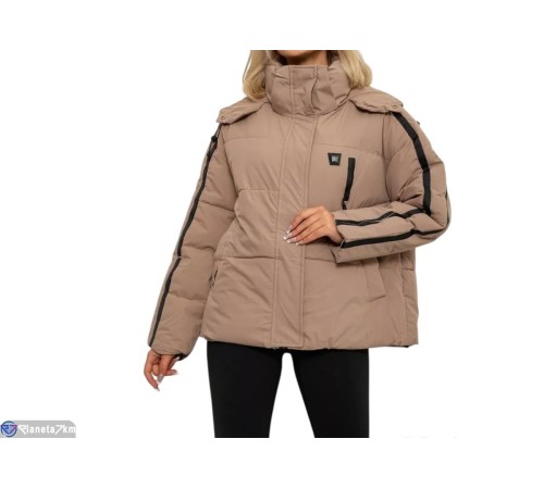 Куртка жіноча на зиму (4 шт. р.сетка L-3XL) бежевий  "Masari"