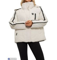 Куртка жіноча на зиму (4 шт. р.сетка L-3XL) білий  "Masari"