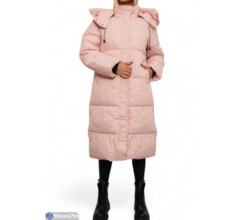 Куртка жіноча на зиму (6 шт. р.сетка S-L) рожевий  "Masari"