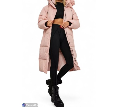 Куртка жіноча на зиму (6 шт. р.сетка S-L) рожевий  "Masari"