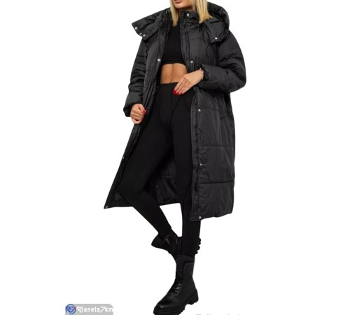 Куртка жіноча на зиму (6 шт. р.сетка S-L) чорний  "Masari"
