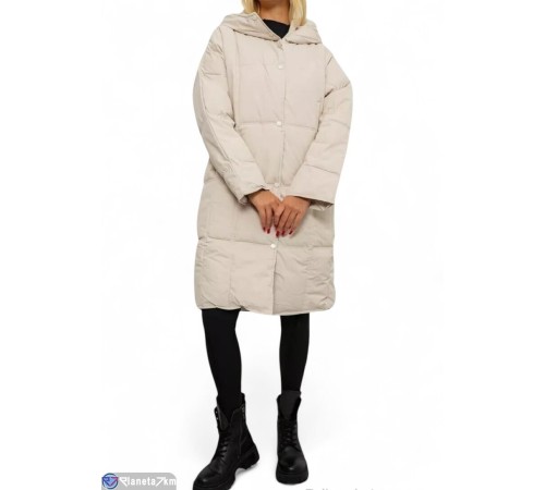 Куртка жіноча на зиму (4 шт. р.сетка S-XL) бежевий  "Masari"