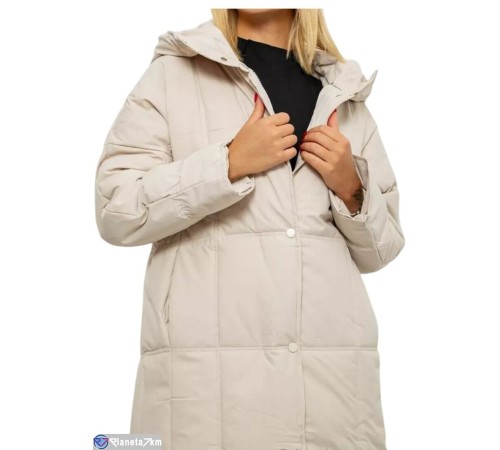 Куртка жіноча на зиму (4 шт. р.сетка S-XL) бежевий  "Masari"