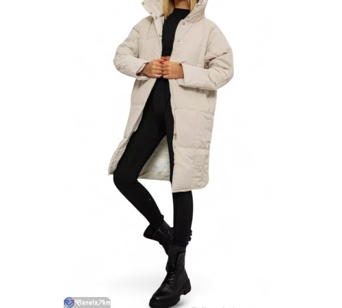 Куртка жіноча на зиму (4 шт. р.сетка S-XL) бежевий  "Masari"