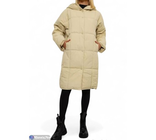 Куртка жіноча на зиму (4 шт. р.сетка S-XL) бежевий  "Masari"