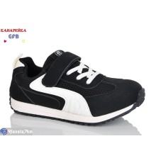 Дитячі кросівки на весну/осінь (8 пар р.32-37) чорний  "GFB-Канарейка"